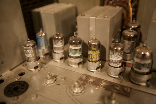 Vintage Tubes on an Electrical Machine