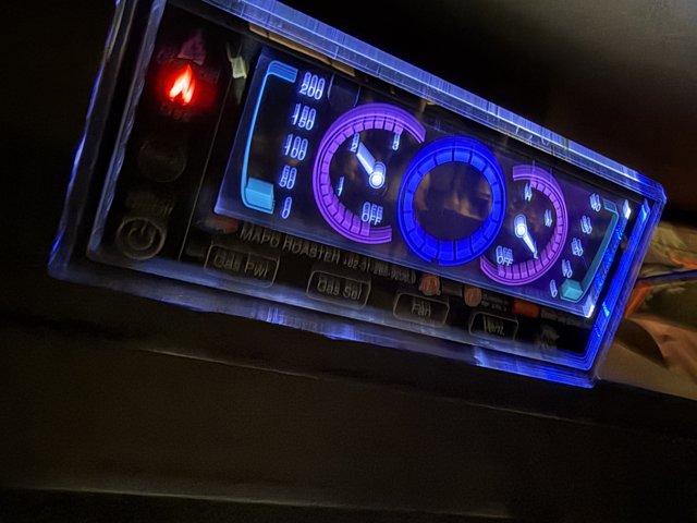 Futuristic Dashboard Glow