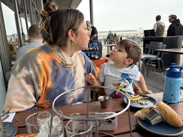 Playful Moments at Lunch