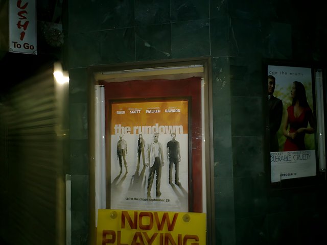 Movie Poster on Building