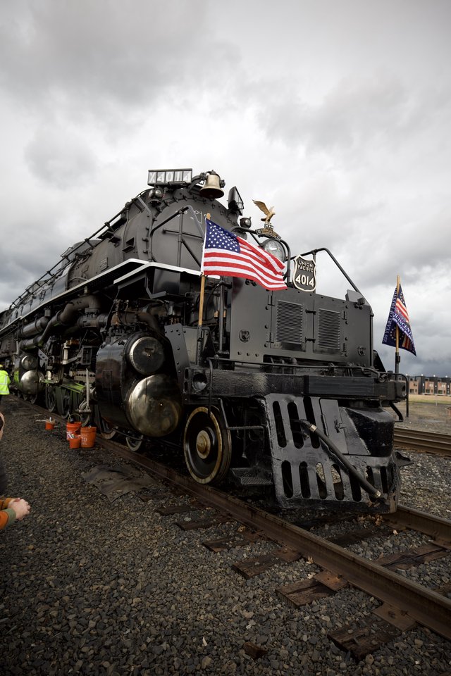 Union Pacific Big Boy 4014 Steam Locomotive on Display