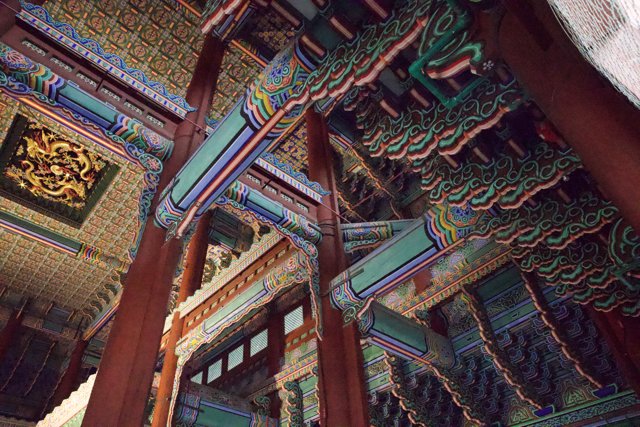 Vibrant Hues of Korean Temple Architecture