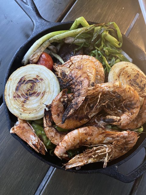 Sizzling Shrimp and Veggies Skillet