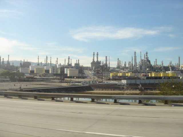 Refinery on a Cloudy Day
