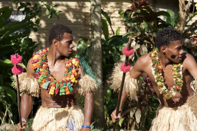 Traditional Hula Performance in Fiji