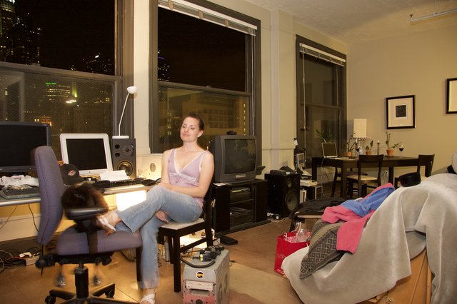 Late Night Urban Apartment Living in 2006