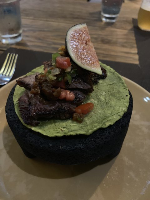 Steak and Green Tortilla Delight