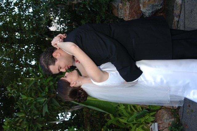 Newlyweds Share Tender First Dance Embrace