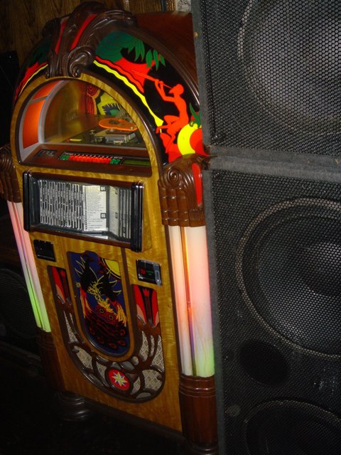 Colorful Jukebox Machine