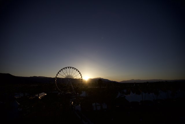Ferris Wheel Sunset at Coachella