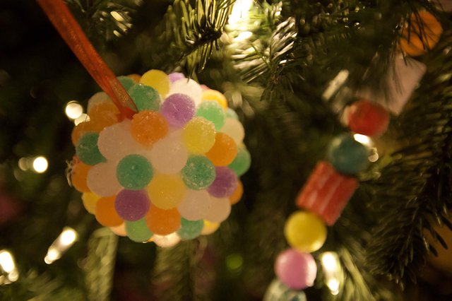 Handmade Gumdrop Ball Christmas Tree Ornament