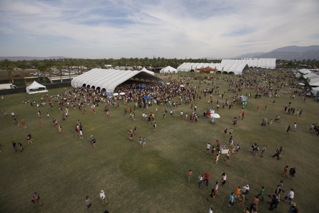 Coachella Music Festival from Above