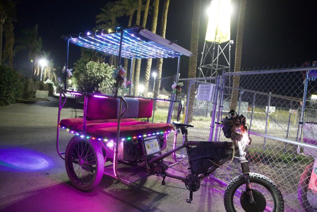 Neon Nights: A Coachella Carriage Ride