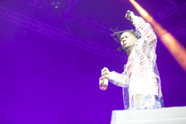 Dreadlocked Performer Lights Up Stage at Coachella