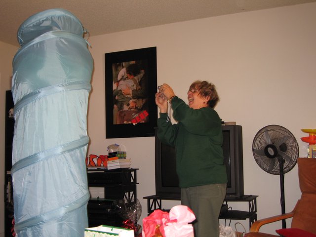 Joyful Holiday Gift Opening with Giant Surprise Present