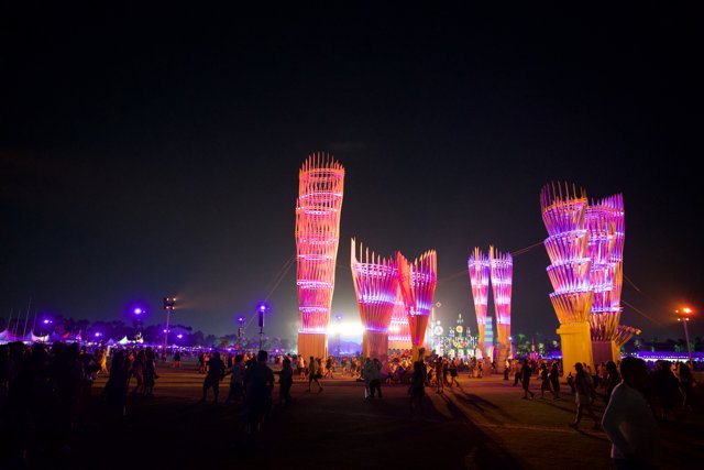 Neon Nights: Coachella 2024 Unveils Its Urban Magic