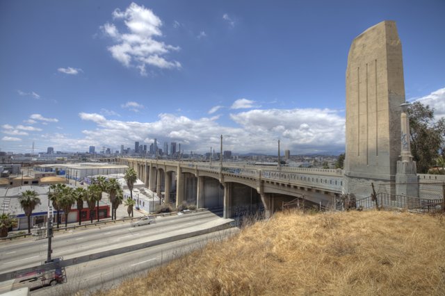 A View of the Freeway Bridge