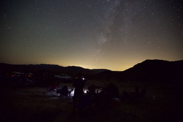 Starry Night around the Campfire