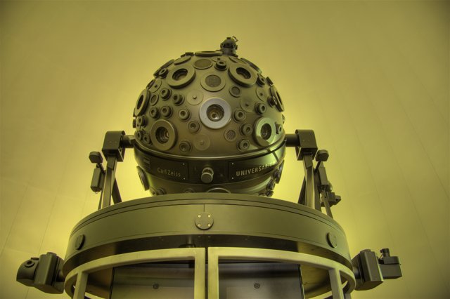 The Futuristic Dome of the Planetarium