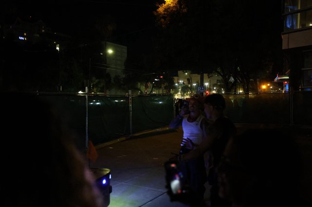 Night Crowd Outside Wobbleland Festival SJSU