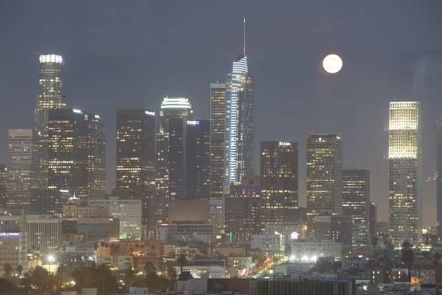 Moonrise in the City