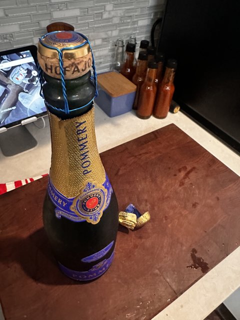 Cheers to a New Year with this Bottle of Champagne