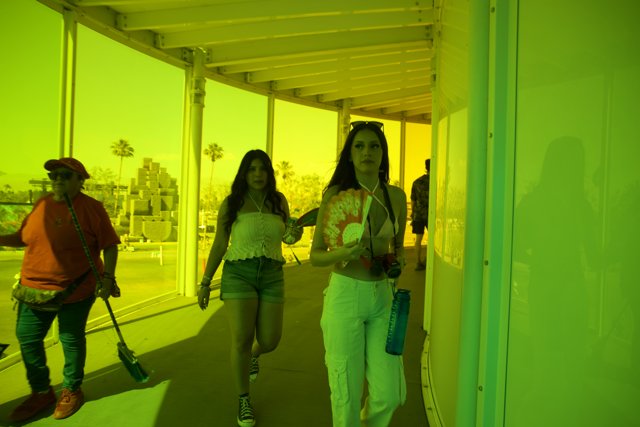 Vibrant Strides: A Moment at Coachella 2024
