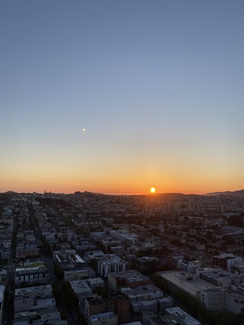 Sun-Soaked San Francisco Skyline