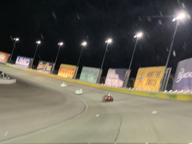 Driving Under the Las Vegas Night Sky