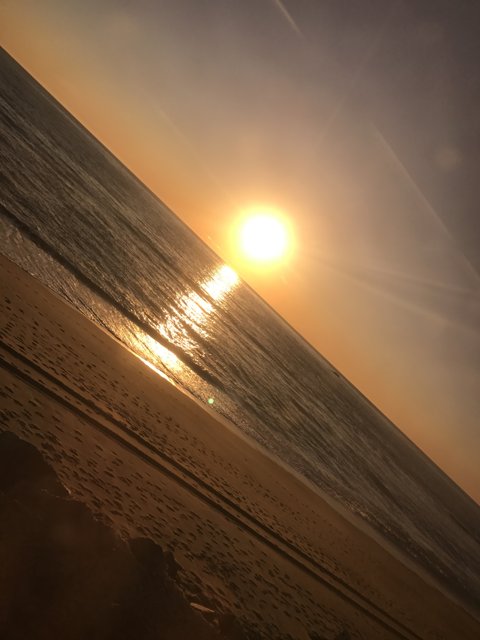 Ocean Sunset at San Clemente State Beach