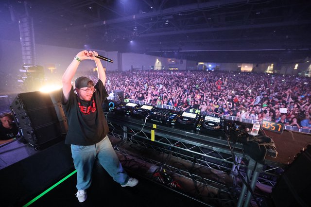 DJ Hypes Massive Crowd at Wobbleland 2026