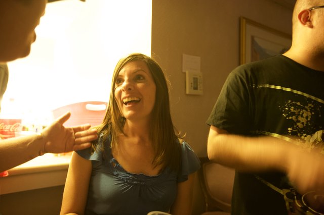 Laughing Woman at DEF CON Day One Party