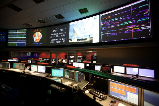 JPL Mission Control's Command Center