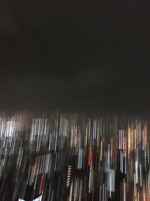 Blurred Lights of a Metropolis