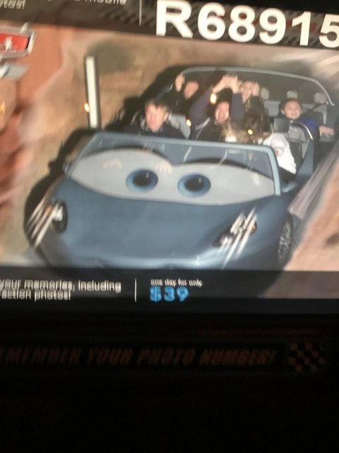 Cars ride at Disney California Adventure Park