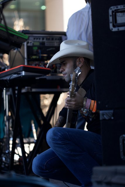 Cowboy Guitarist Takes the Stage