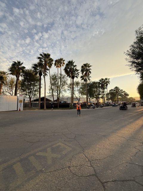 Sunset at the Empire Polo Club