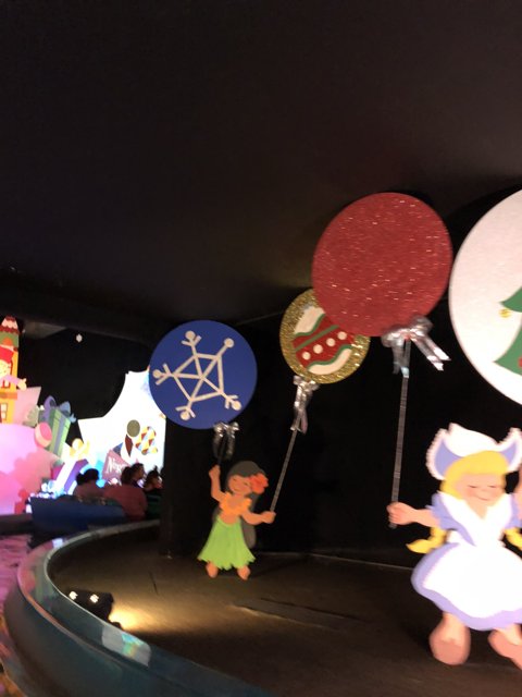 Holiday Fun with Balloons at Disneyland's Magic Kingdom