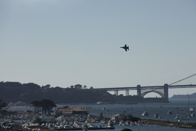 Soaring Jet at Fleet Week, San Francisco