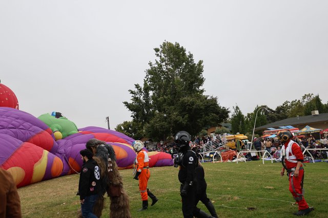 Star Wars Cosplayers at Hot Air Balloon Festival