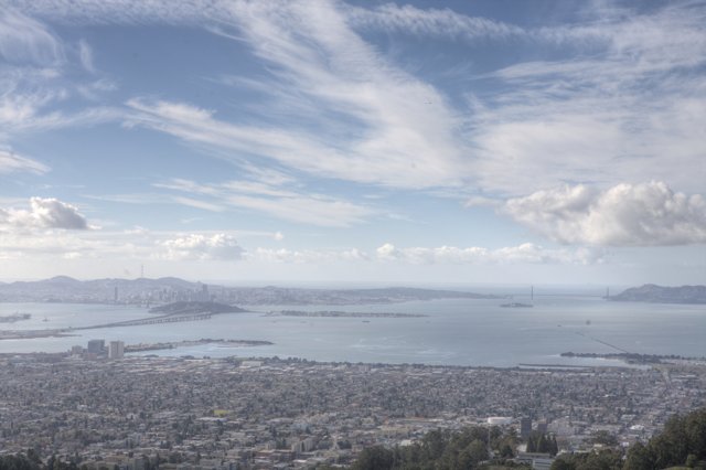 Spectacular Aerial View of San Francisco Bay