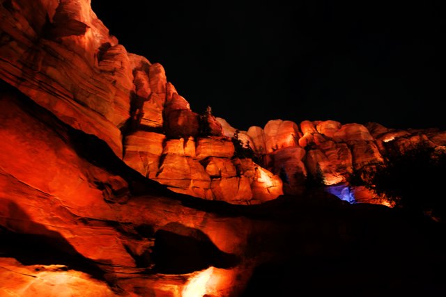 Enchanting Rock Formations at Disneyland