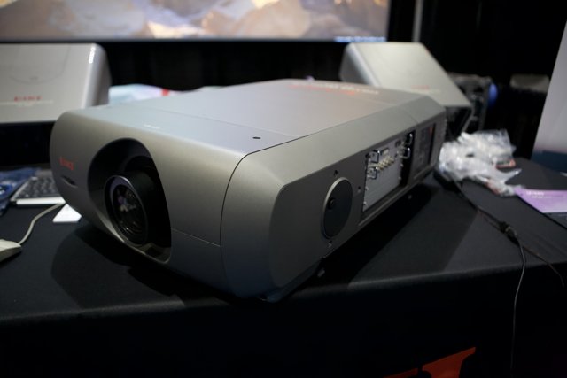 Cutting-Edge Projector Technology at Trade Show