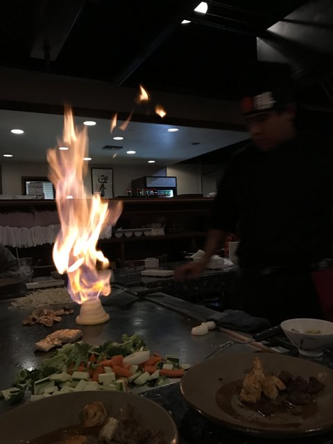 Flaming BBQ Delight