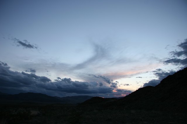 Majestic Sunset Over The Desert