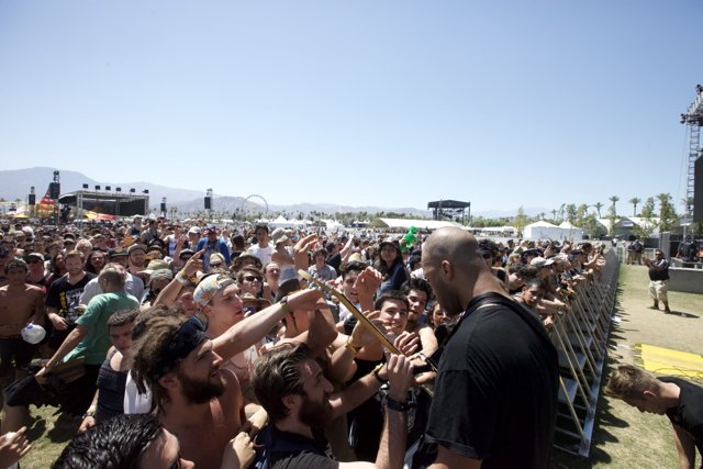 Crowd at Coachella Music Festival
