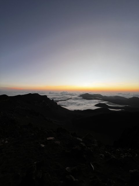 Heavenly Sunrise Above Haleakalā