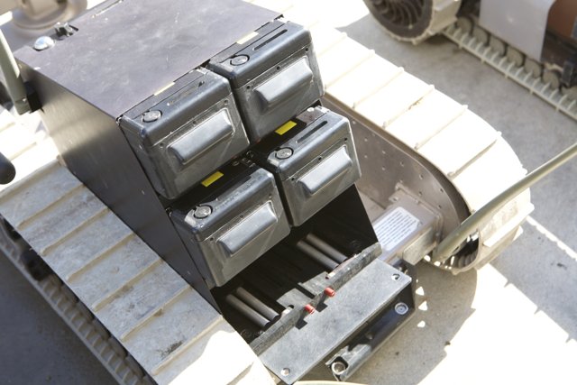 Four Battery Types in Military Machine