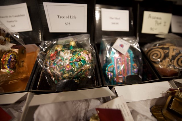 Colorful Artisan Jewelry Display at Market Stall