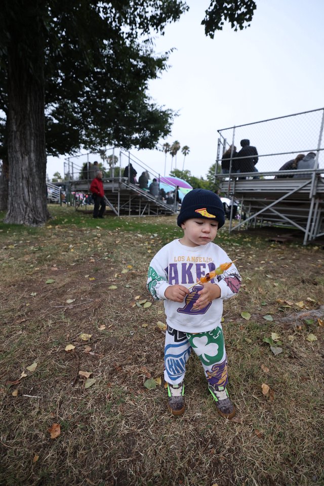 Young Lakers Fan at Hot Air Balloon Festival